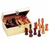 Classic Game Collection Staunton Wood 3-1/2" Chessmen
