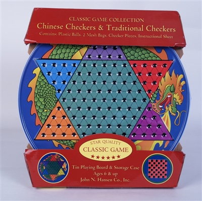 Chinese Checkers and Traditional Checkers in Tin