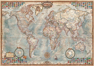 The World Executive Map - Educa 4000 Piece Puzzle