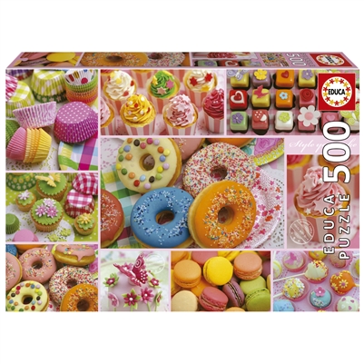500 Piece Sweet Party Collage Jigsaw Puzzle