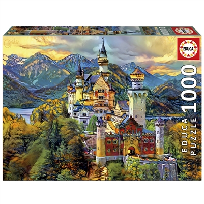 1000 Piece Neuschwanstein Castle Jigsaw Puzzle