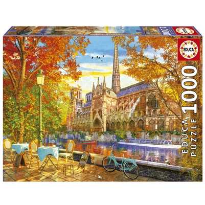 1000 Piece Notre Dame In Autumn Jigsaw Puzzle