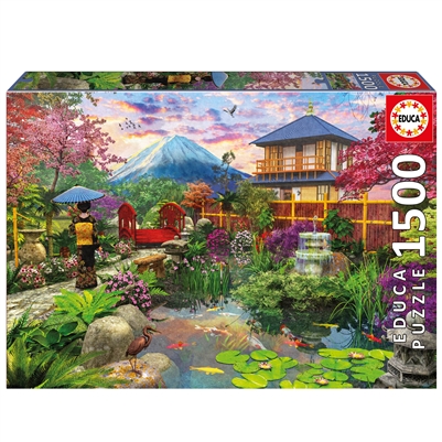 1500 Piece Japanese Garden Jigsaw Puzzle