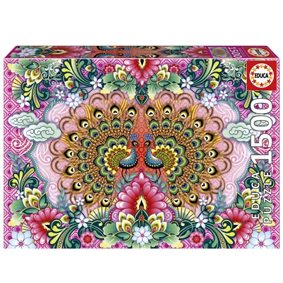 1500 Piece Bengal Peacocks Jigsaw Puzzle