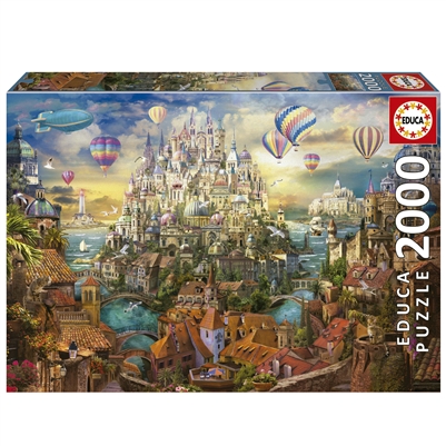2000 Piece Dream Town Jigsaw Puzzle