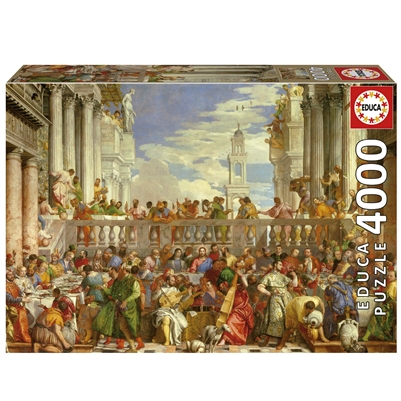 4000 Piece Wedding at Cana, Paolo Veronese Jigsaw Puzzle