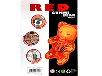Red Gummi Bear Anatomy Model by Jason Freeny
