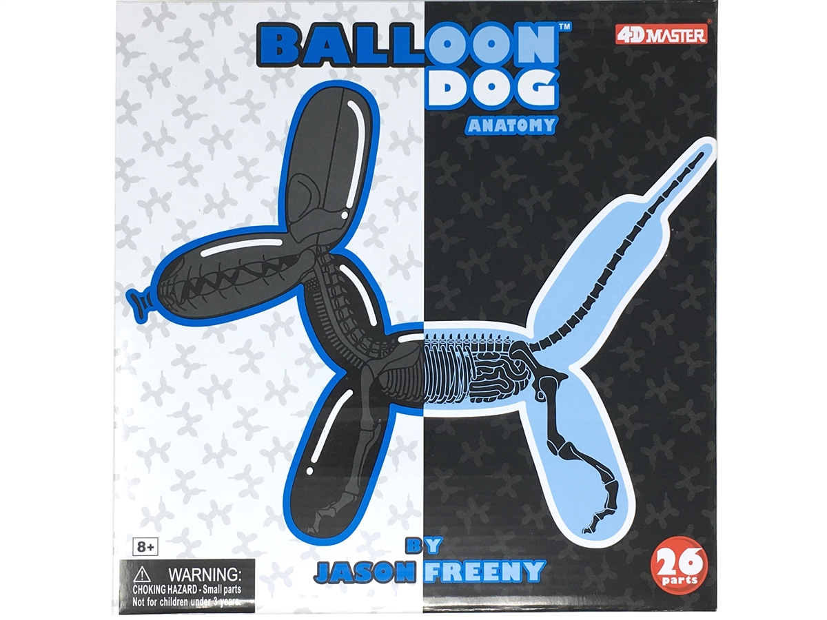 Purple Balloon Dog Funny Anatomy Model 