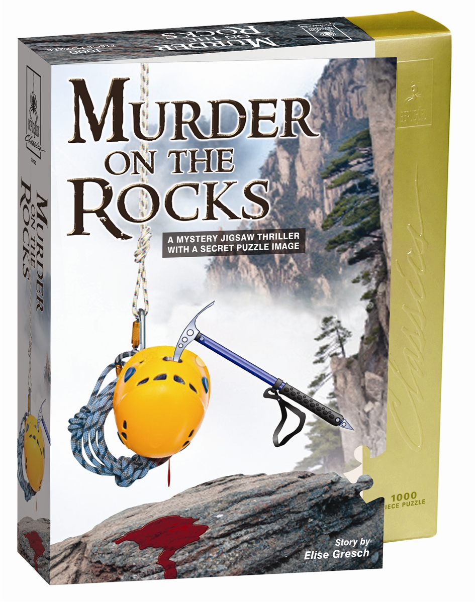 Murder on the Rocks by Bepuzzled Mystery Jigsaw Puzzle 