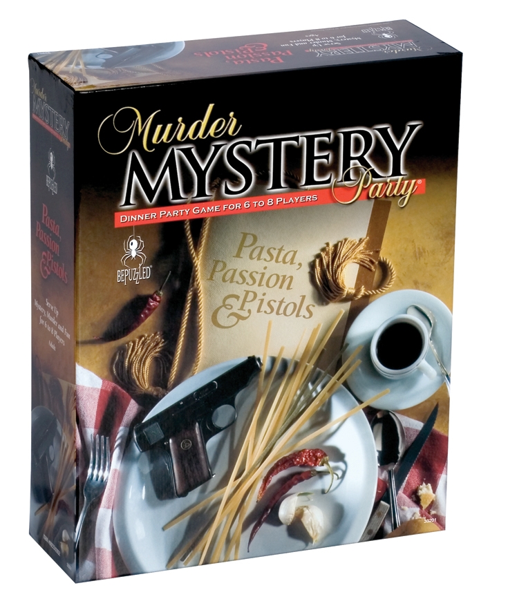 Pasta Passion & Pistols Murder Mystery Party Games