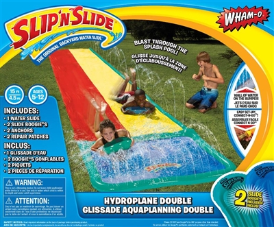 Wham-O Slip 'N Slide Hydroplane Double With 2 Slide Boogies