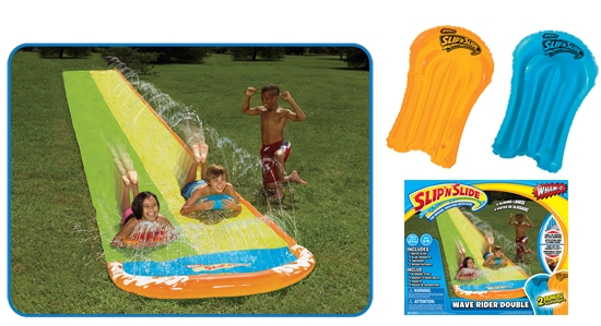 Wham-O 64120 Slip and Slide Double Wave Rider With Boogies 