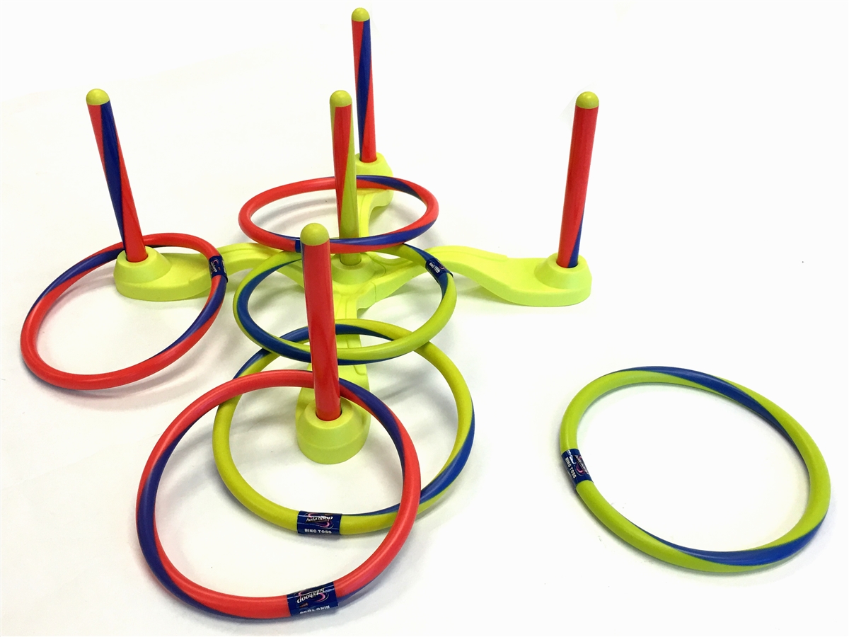EY] Hoop Ring Toss Plastic Quoits Garden Game Pool Outdoor Toy Set | Shopee  Singapore
