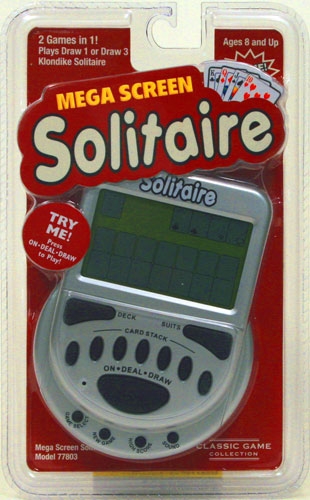 Mega Screen Solitaire 77803 Handheld Game for sale online 