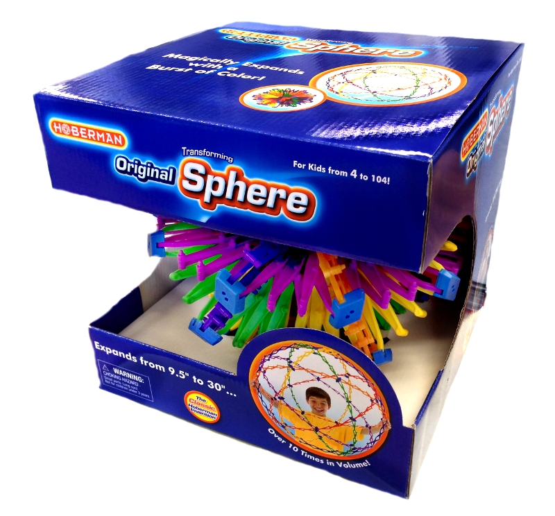 Rings Expanding Ball Toy Multicolor Transforming for sale online Hoberman Sphere Original 