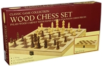 Classic Wood Folding Chess Set